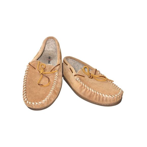 Minnetonka 4136 10 Leather‎ Slippers - Picture 1 of 11